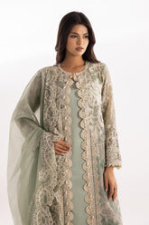 Stitched Cotton Embroidered Suit
